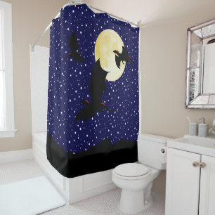 Dragon,Twinkling stars, Moon, Midnight blue stary