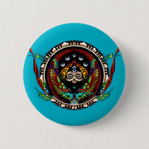 Dragon Twins 2 Inch Round Button