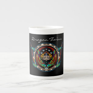 Dragon Twins Bone China Mug