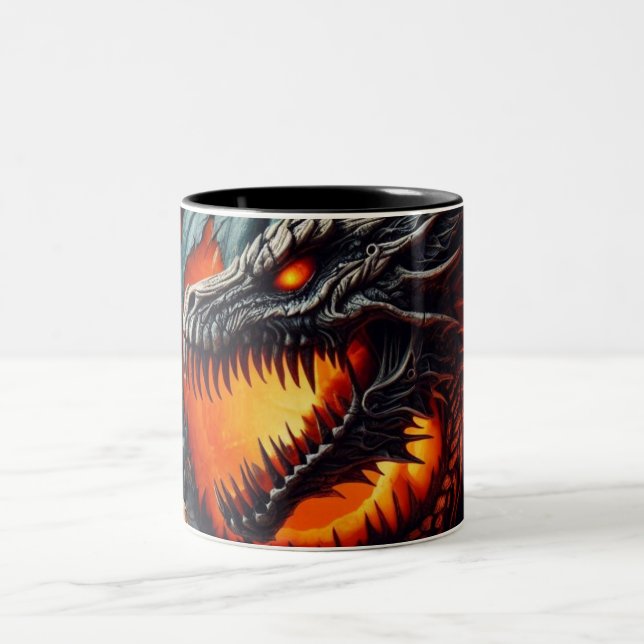  Dragon Two-Tone Coffee Mug (Center)
