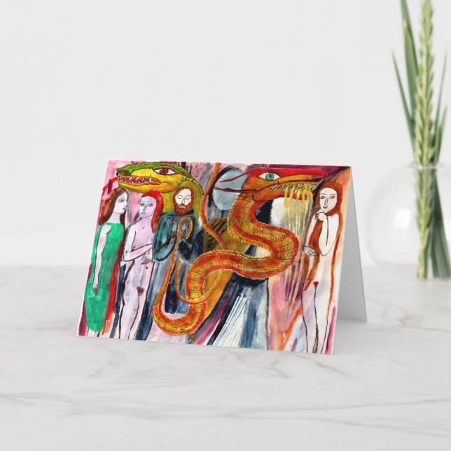 Dragon Utopia greeting card (Front)