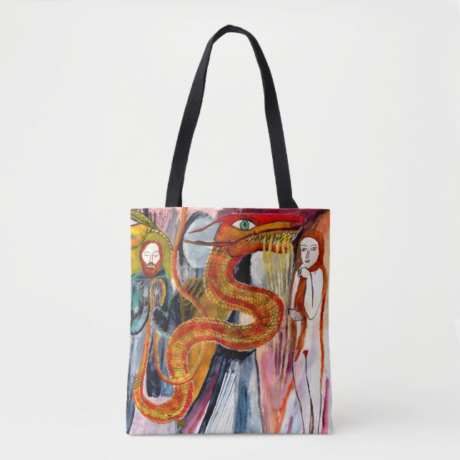 Dragon Utopia tote bag (Front)