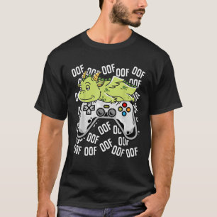 Dragon Video Game Noob Oof Kids Boys Girls Gift T-Shirt