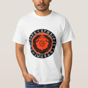 Dragon Viking Rune Protection T-Shirt