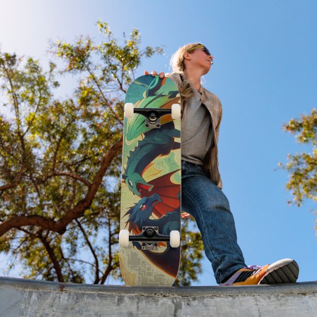Dragon vs Pegasus  Skateboard (Outdoor 1)
