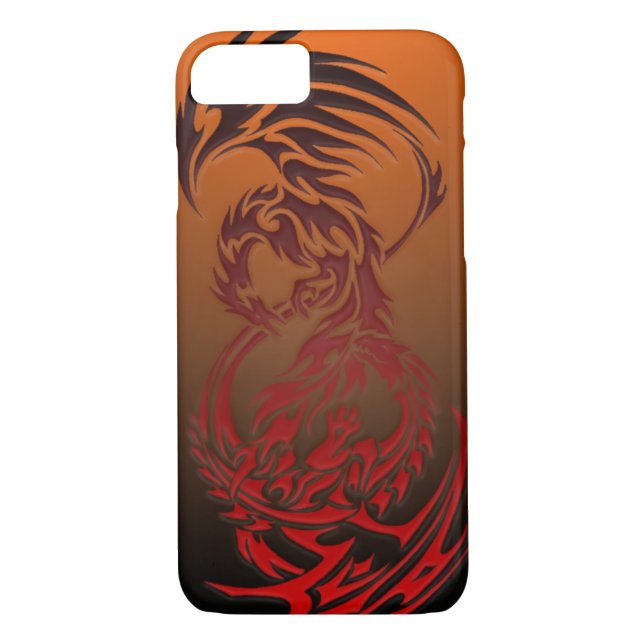 dragon VS phoenix iPhone 7 case (Back)