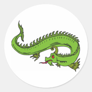 Dragon Warrior 11 Classic Round Sticker