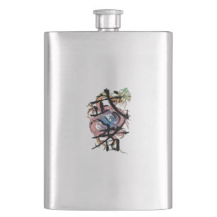 Dragon Warrior Hip Flask
