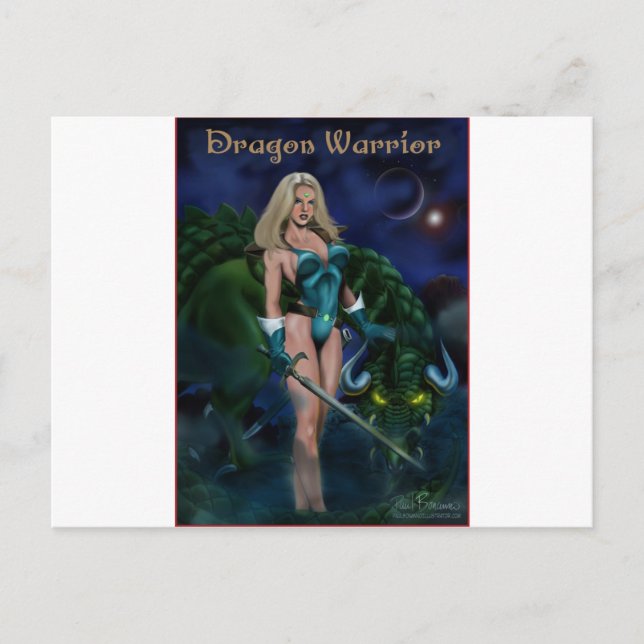 Dragon Warrior Postcard (Front)