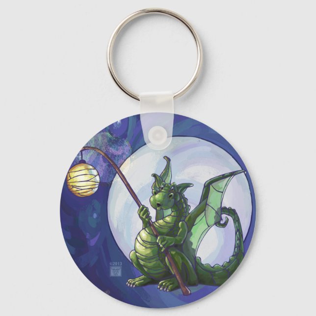 Dragon Watch Art Keychain (Front)
