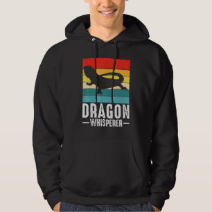 Dragon Whisper Bearded Dragon Retro Pet Reptile Li Hoodie