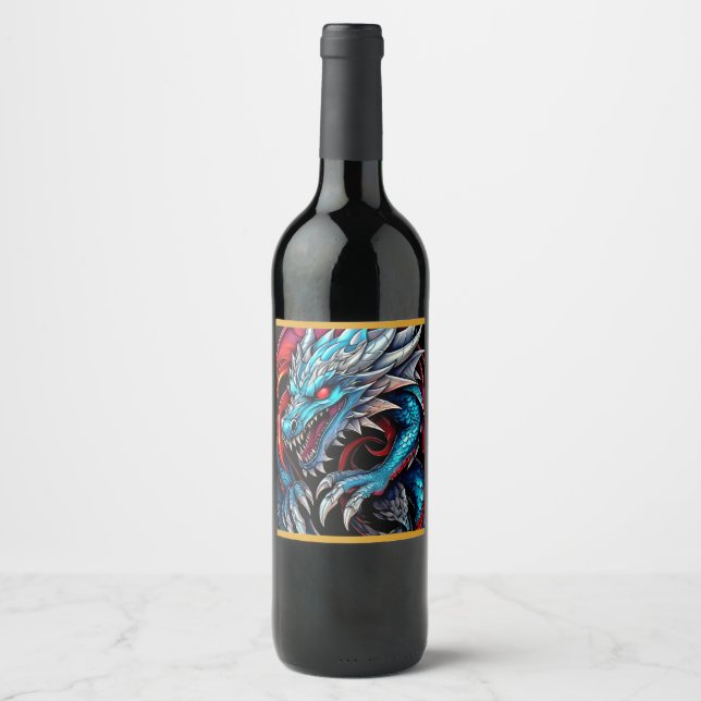 Dragon Wine Label (Front)