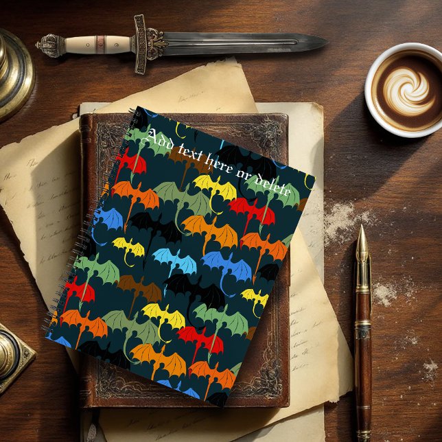  Dragon Wing Blue Flight Fantasy Notebook (Creator Uploaded)