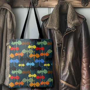 Dragon Wing Blue Flight Fantasy Tote Bag