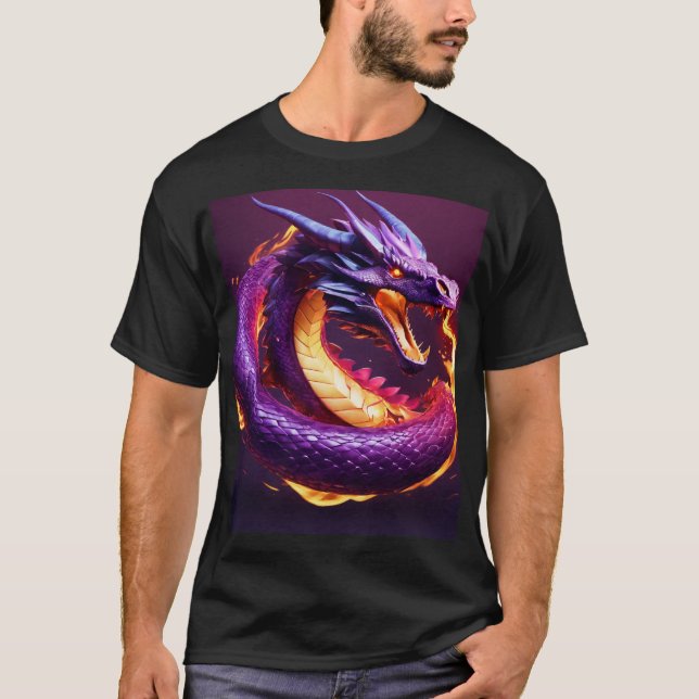 "Dragon wispers ; Mystical T-Shirt collection" (Front)