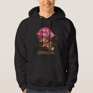 Dragon with Cherry Blossom Hoodie