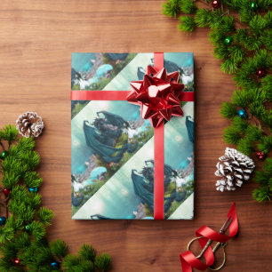 Dragon with Fairy Wrapping Paper