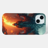 Dragon with fire