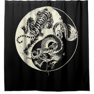 Dragon With Tiger Tattoo YIN And Yang Beast Fight