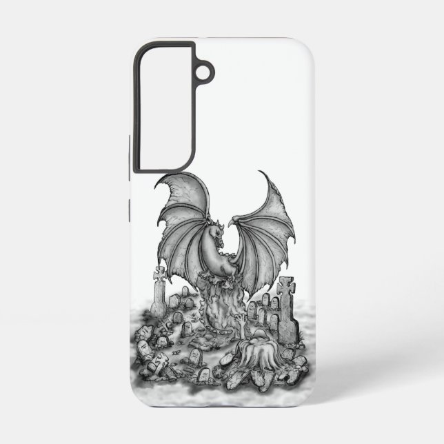 Dragon with Zombie Samsung Galaxy S22 Case (Back)