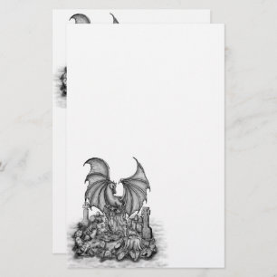 Dragon with Zombie Stationery