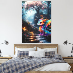 Dragon World  Canvas Print