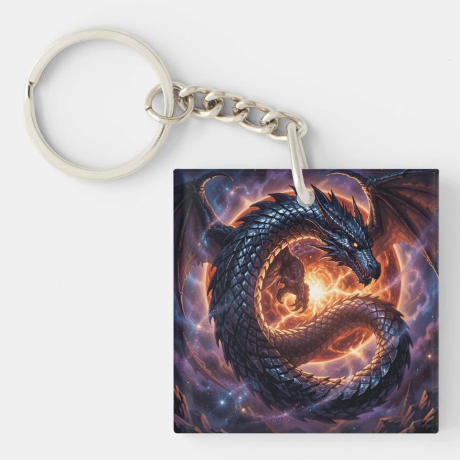 Dragon World – The Realm of Fire and Magic´3 Keychain (Front)