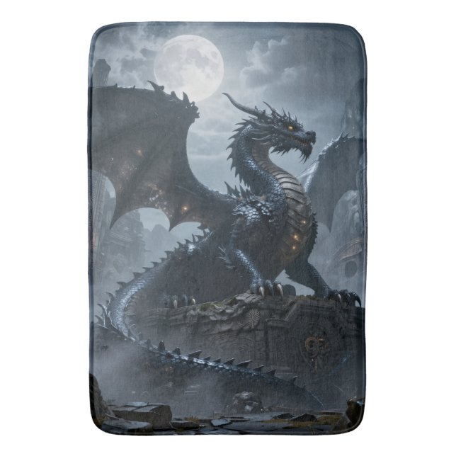 Dragon World – The Realm of Fire and Magic Bath Mat (Front Vertical)