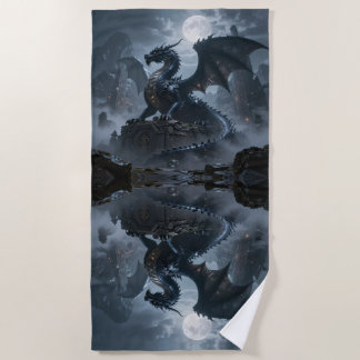 Dragon World – The Realm of Fire and Magic Beach Towel