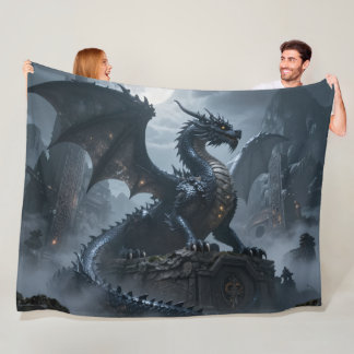 Dragon World – The Realm of Fire and Magic Fleece Blanket