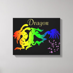 Dragon Wrapped Canvas