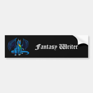Dragon Writer Bumper Sticker