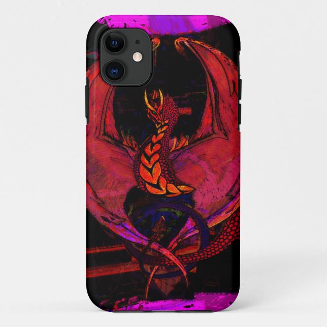 Dragon, Wyvern, Fantasy Dragon, Mythical Creature Case-Mate iPhone Case (Back)