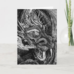 Dragon 'Your Text' greetings card