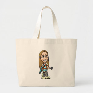 Dragona Terror Mountain Staff Player Large Tote Bag