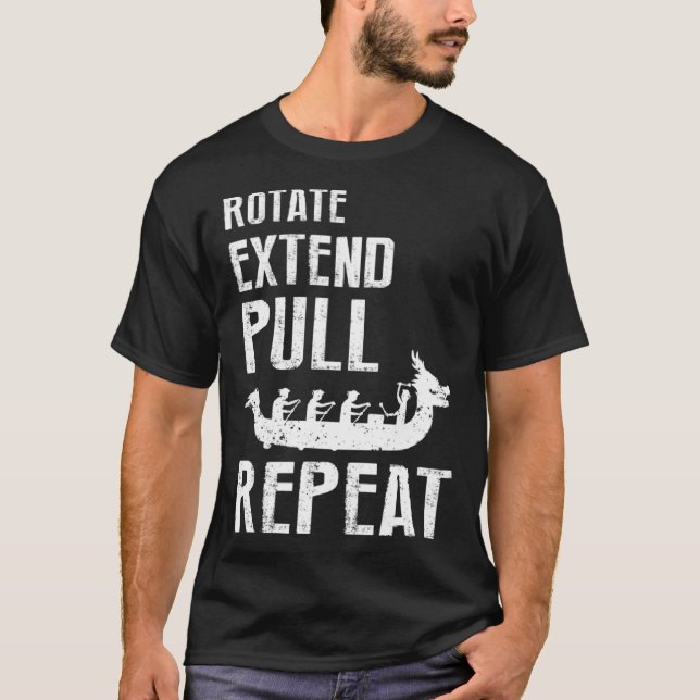 Dragonboating Theme for Dragon Boat Paddling  16 T-Shirt (Front)