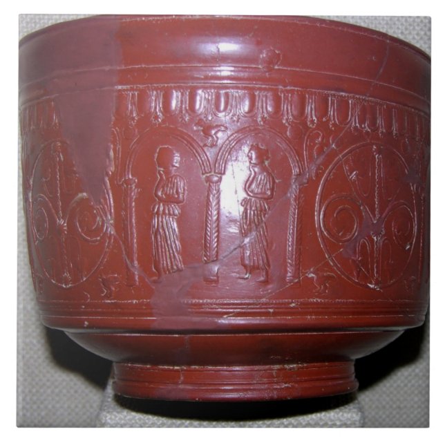 Dragondorff cup, from Graufesenque, c.150 BC (terr Tile (Front)