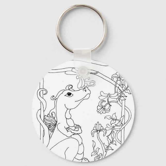 Dragonette Keychain (Front)