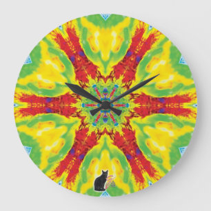 Dragoneye Kaleidoscope Large Clock