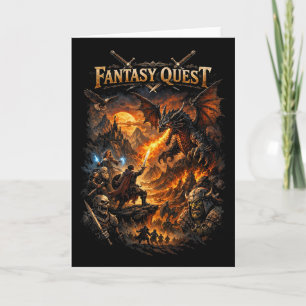Dragonfire Quest Holiday Card