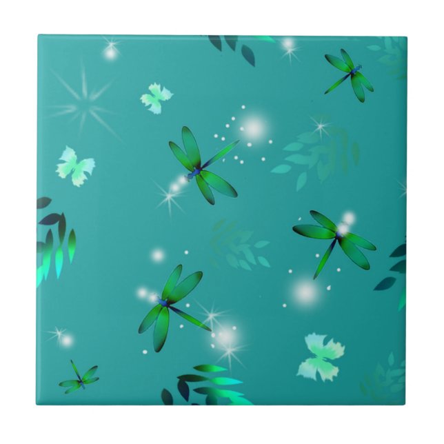 Dragonflies and Butterflies Tiles (Front)