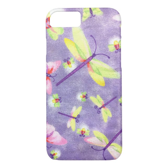 Dragonflies and Lightning Bugs Case-Mate iPhone Case (Back)