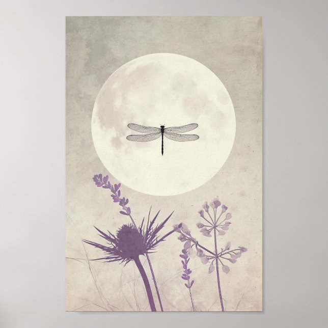 Dragonflies and Nature Poster (Front)