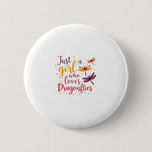 Dragonflies Animals Women Gift Idea Dragonfly (4) 2 Inch Round Button