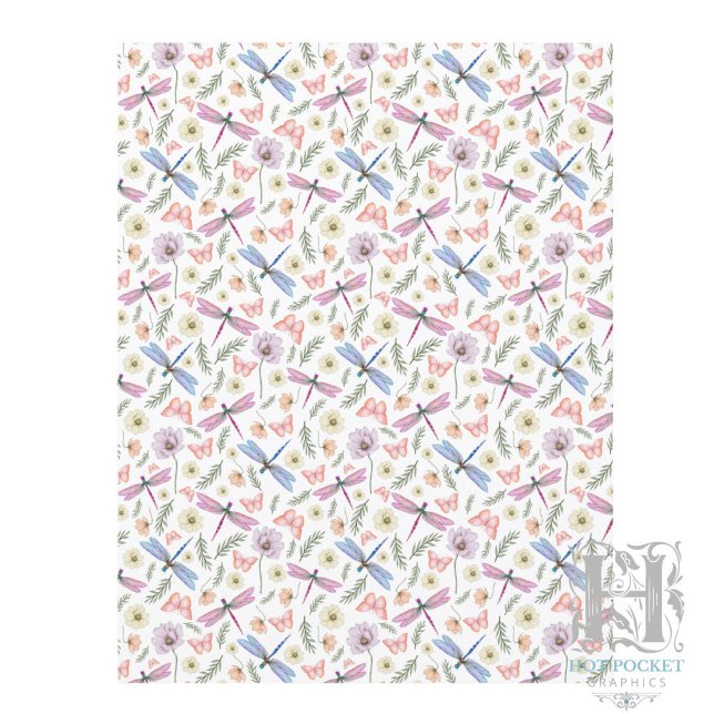 Dragonflies & Butterflies Scrapbook Paper (Creator Uploaded)