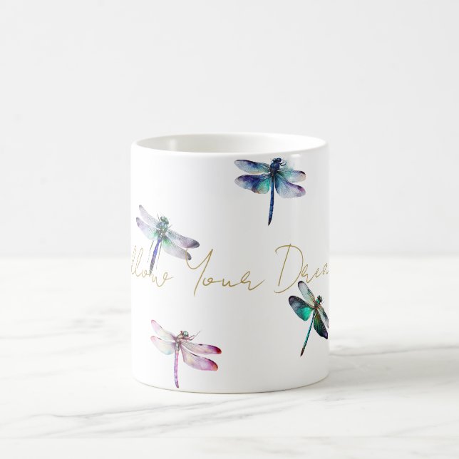 Dragonflies Coffee Mug (Center)