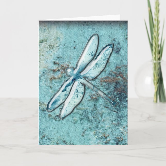 Dragonflies, Damselflies & Fleurs Cartes de Voeux (Devant)