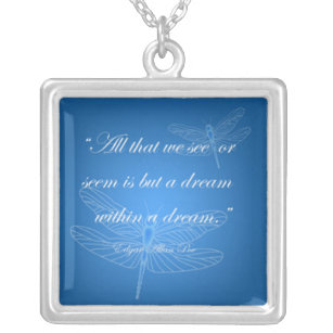 Dragonflies Dream Dragonfly Quote Necklace