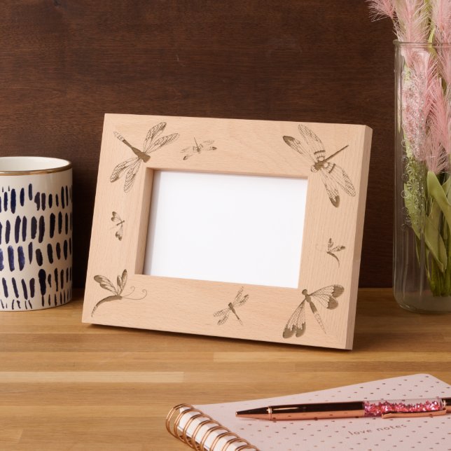 Dragonflies Etched Frames (Left)