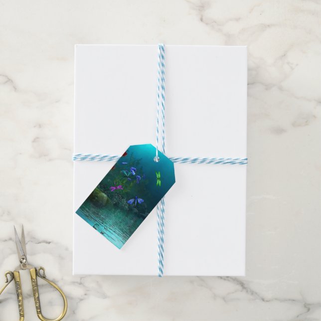 Dragonflies Gift Tags (With Twine)